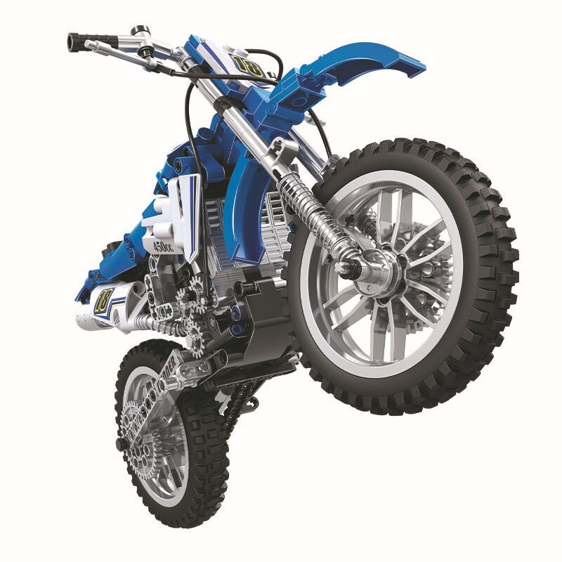 Boutique Planete Jouets France - Moto Cross compatible avec briques LEGO Technic 2 Moto Cross compatible avec briques LEGO Technic – Image 2