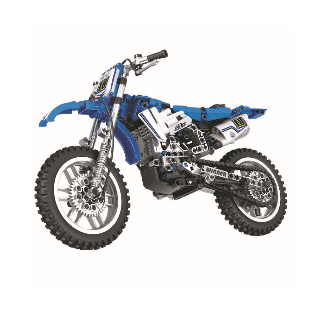 Boutique Planete Jouets France - Moto Cross compatible avec briques LEGO Technic 1 Moto Cross compatible avec briques LEGO Technic