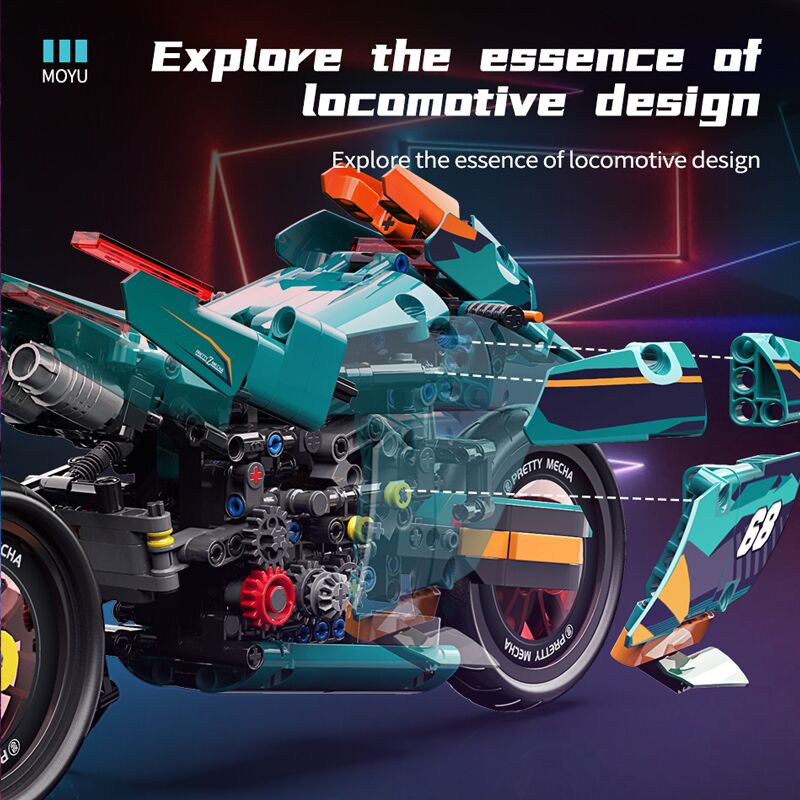 Boutique Planete Jouets France - Lego Moto Technic GP 5 Lego Moto Technic GP – Image 5