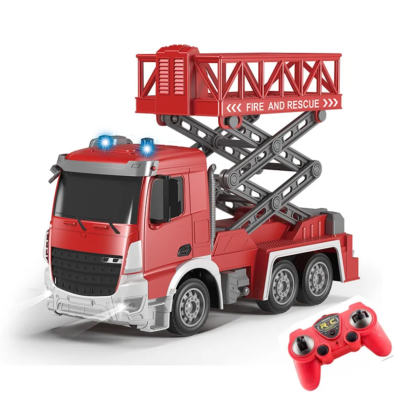 Boutique Planete Jouets France - Camion Télécommandé Échelle Pivotante Automatique de pompier 1/24 6 Camion Télécommandé Échelle Pivotante Automatique de pompier 1/24 – Image 6