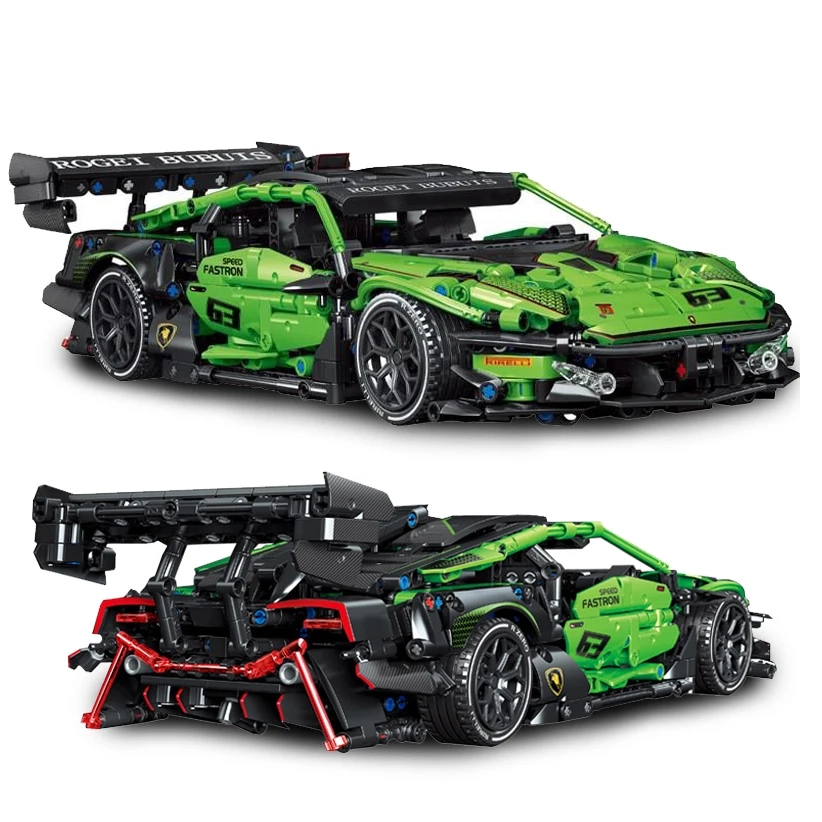 Boutique Planete Jouets France - Lamborghini Lego Technic 1644 Pcs 1 Planetejouets.com Lamborghini compatible avec briques LEGO Technic 1644 Pcs