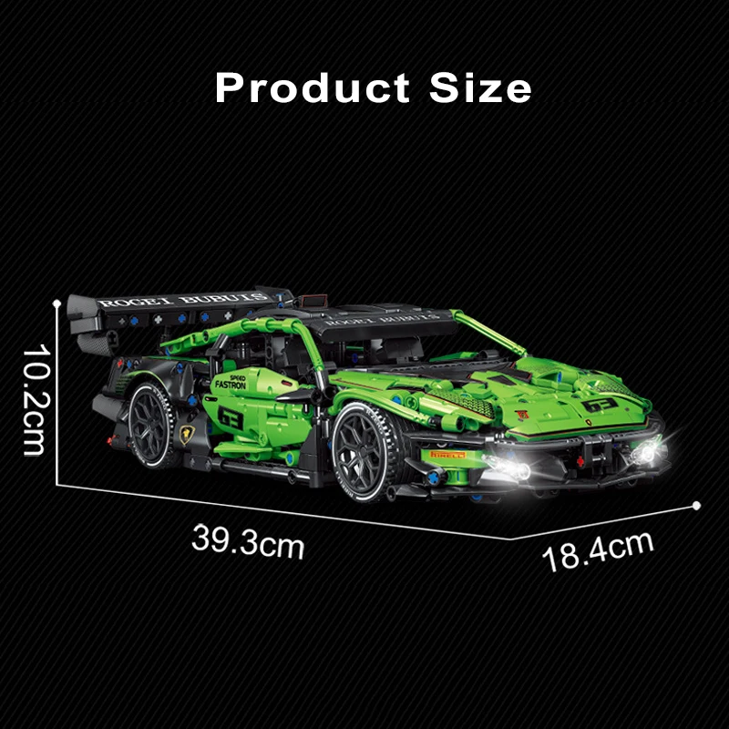 Boutique Planete Jouets France - Lamborghini Lego Technic 1644 Pcs 5 Lamborghini Lego Technic 1644 Pcs – Image 5