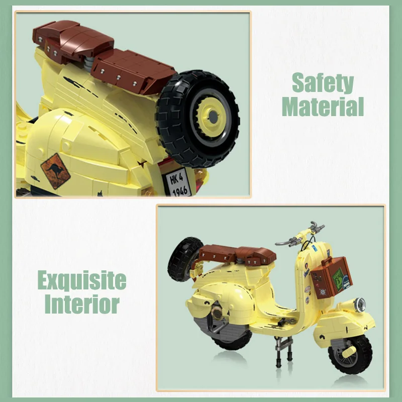 Boutique Planete Jouets France - Lego Technic Vintage Vespa 637 pièces 6 Lego Technic Vintage Vespa 637 pièces – Image 6