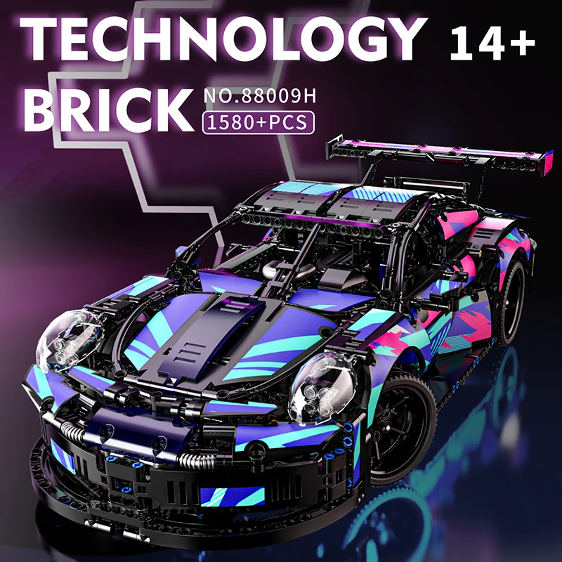 Boutique Planete Jouets France - Blocs de construction Porsche 911 - 1580 pièces 2 Blocs de construction Porsche 911 - 1580 pièces – Image 2