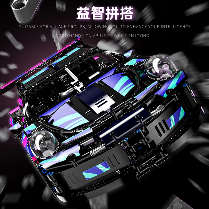 Boutique Planete Jouets France - Blocs de construction Porsche 911 - 1580 pièces 3 Blocs de construction Porsche 911 - 1580 pièces – Image 3