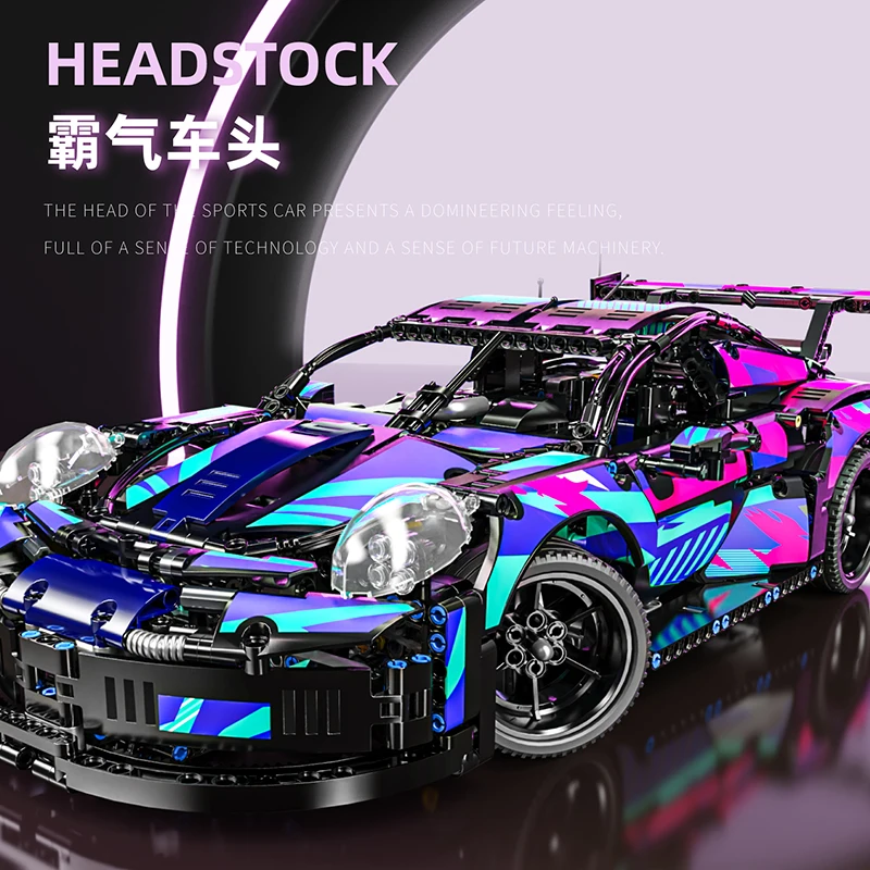 Boutique Planete Jouets France - Blocs de construction Porsche 911 - 1580 pièces 4 Blocs de construction Porsche 911 - 1580 pièces – Image 4