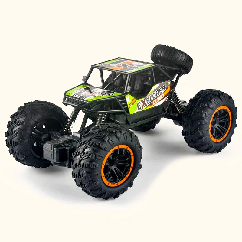 Boutique Planete Jouets France - Voiture Télécommandée Verte Tout-Terrain 1:18 1 Voiture Télécommandée Verte Tout-Terrain 1:18