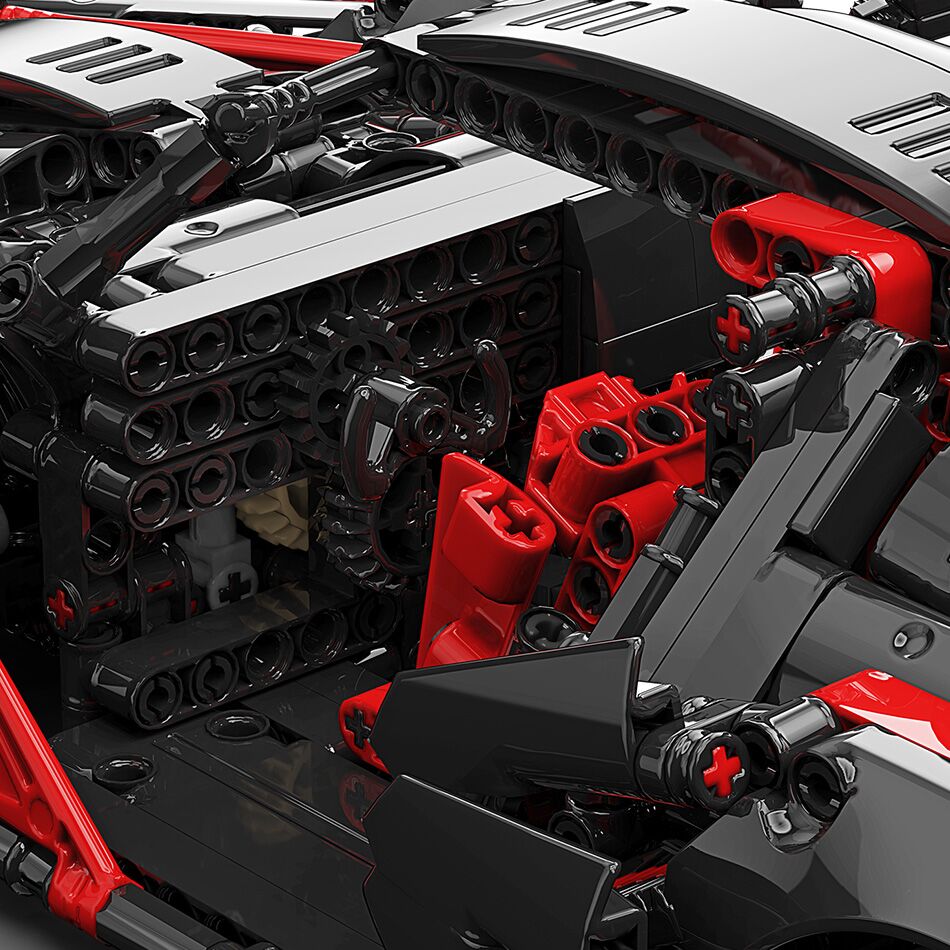 Boutique Planete Jouets France - Apollo IE Lego Technic Rouge 3 Apollo IE Lego Technic Rouge – Image 3