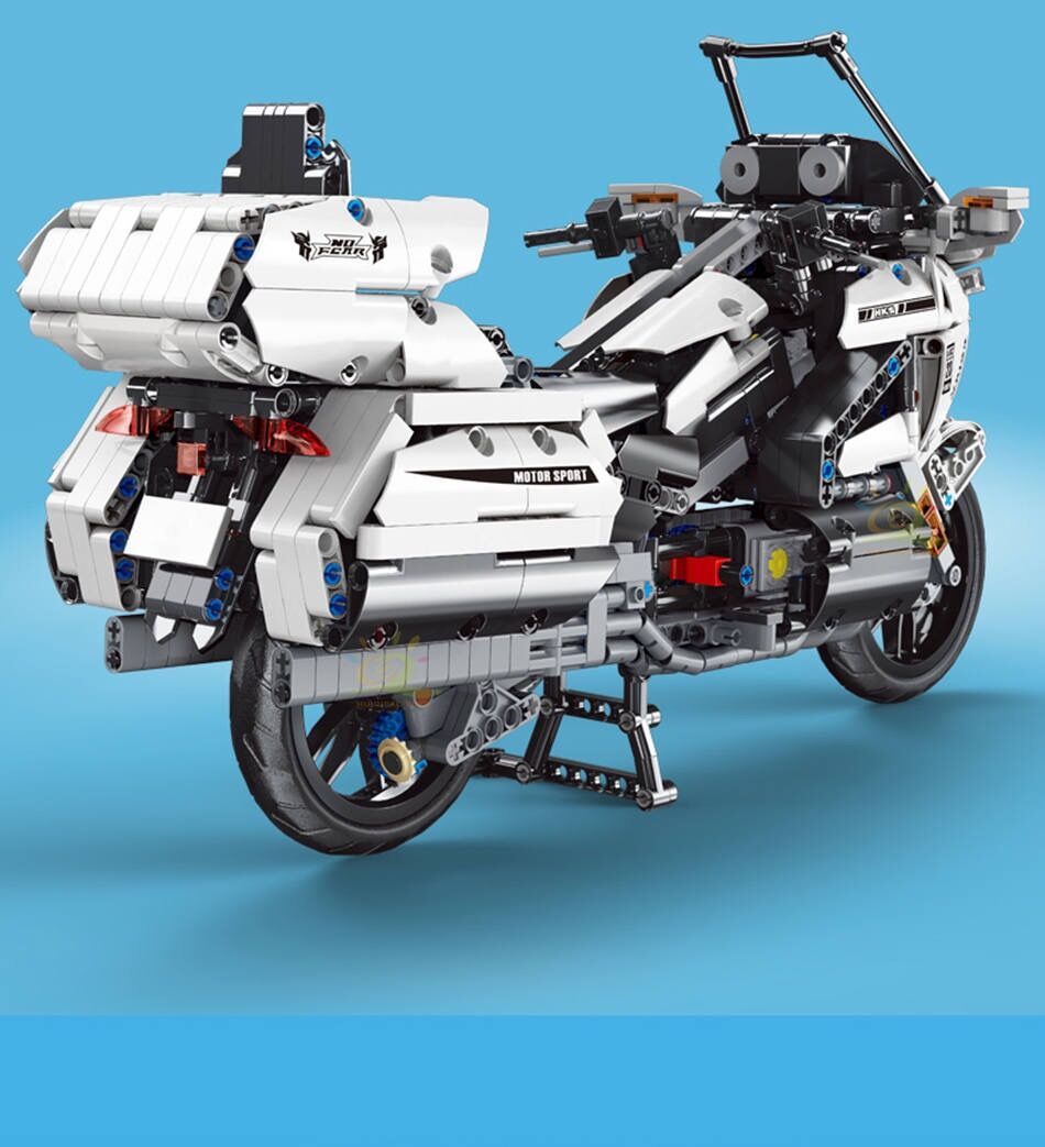 Boutique Planete Jouets France - Moto Honda Speed Champions compatible avec briques LEGO Technic 2 Moto Honda Speed Champions compatible avec briques LEGO Technic – Image 2