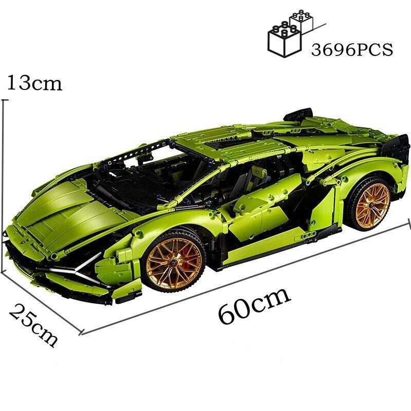 Boutique Planete Jouets France - Lamborghini LEGO Technic - 3696pcs 4 Lamborghini LEGO Technic - 3696pcs – Image 4