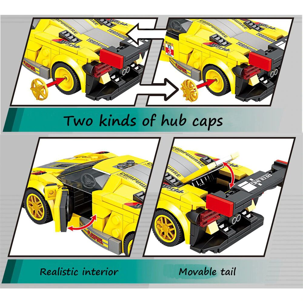 Boutique Planete Jouets France - Super Sport S9 Compatible avec briques lego technic 2 Super Sport S9 Compatible avec briques lego technic – Image 2