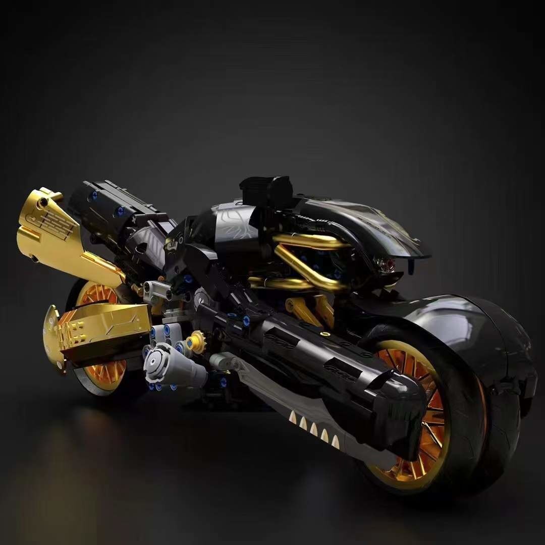 Boutique Planete Jouets France - Moto Final Fantasy compatible avec briques LEGO Technic 3 Moto Final Fantasy compatible avec briques LEGO Technic – Image 3