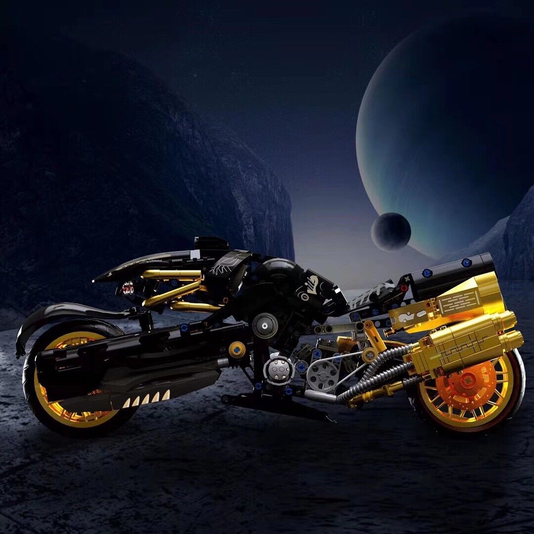 Boutique Planete Jouets France - Moto Final Fantasy compatible avec briques LEGO Technic 4 Moto Final Fantasy compatible avec briques LEGO Technic – Image 4