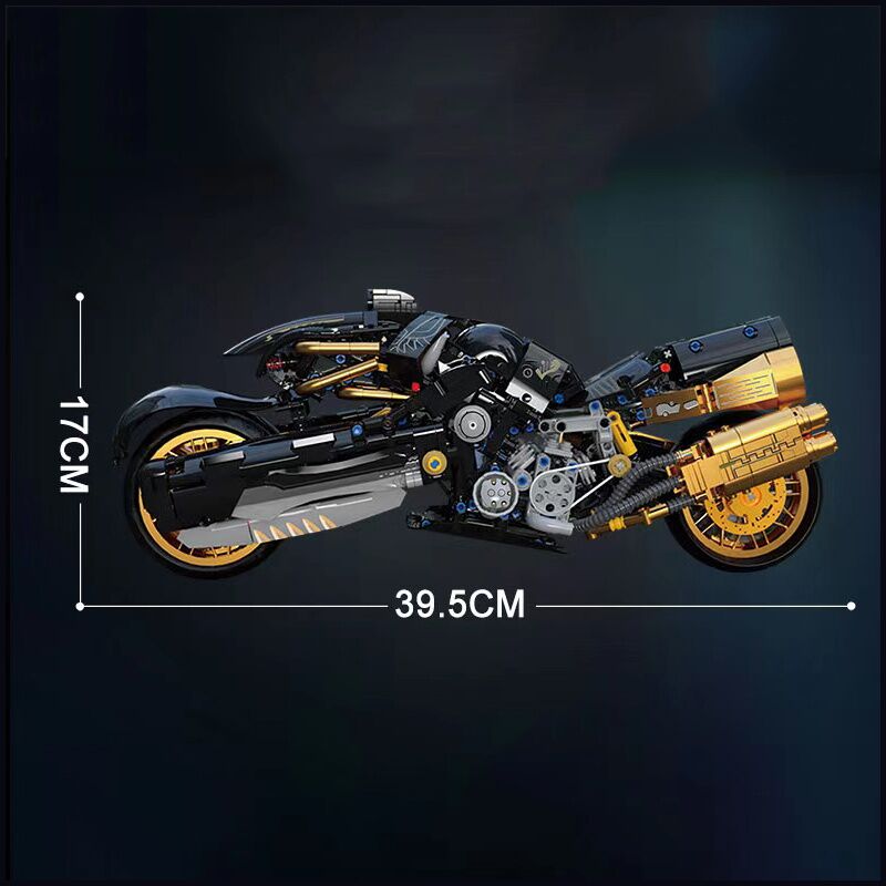 Boutique Planete Jouets France - Moto Final Fantasy compatible avec briques LEGO Technic 6 Moto Final Fantasy compatible avec briques LEGO Technic – Image 6
