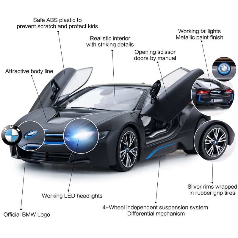 Boutique Planete Jouets France - Voiture télécommandé BMW i8 1/14 2 Voiture télécommandé BMW i8 1/14 – Image 2