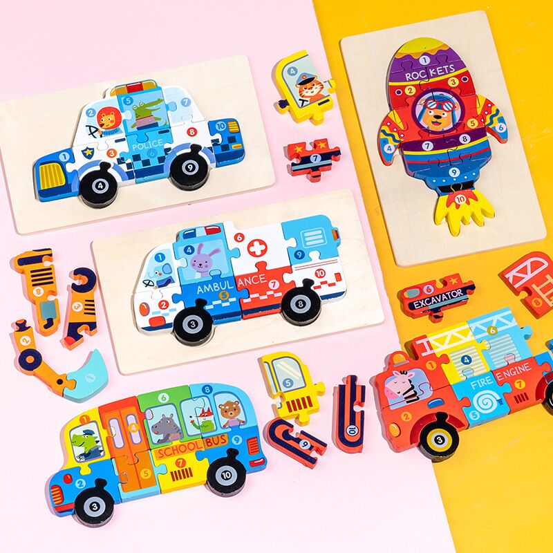 Boutique Planete Jouets France - Jouets éducatifs - Puzzle en bois aux plusieurs modèles 3 Jouets éducatifs - Puzzle en bois aux plusieurs modèles – Image 3