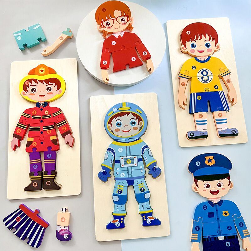 Boutique Planete Jouets France - Jouets éducatifs - Puzzle en bois aux plusieurs modèles 6 Jouets éducatifs - Puzzle en bois aux plusieurs modèles – Image 6