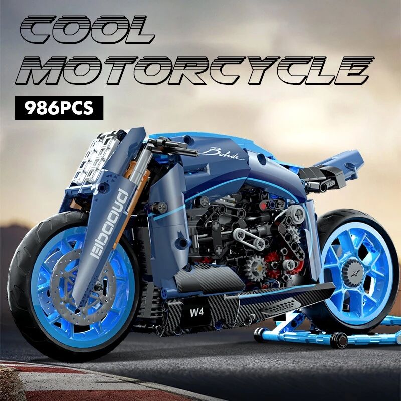 Boutique Planete Jouets France - Lego Technic Moto – Donnuci W4 4 Lego Technic Moto – Donnuci W4 – Image 4