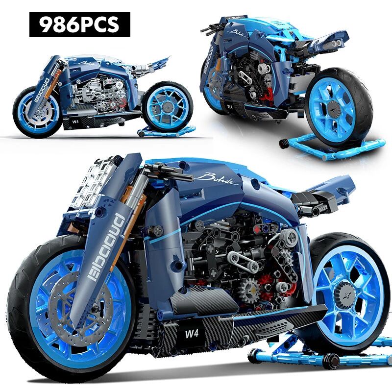 Boutique Planete Jouets France - Lego Technic Moto – Donnuci W4 1 Lego Technic Moto – Donnuci W4