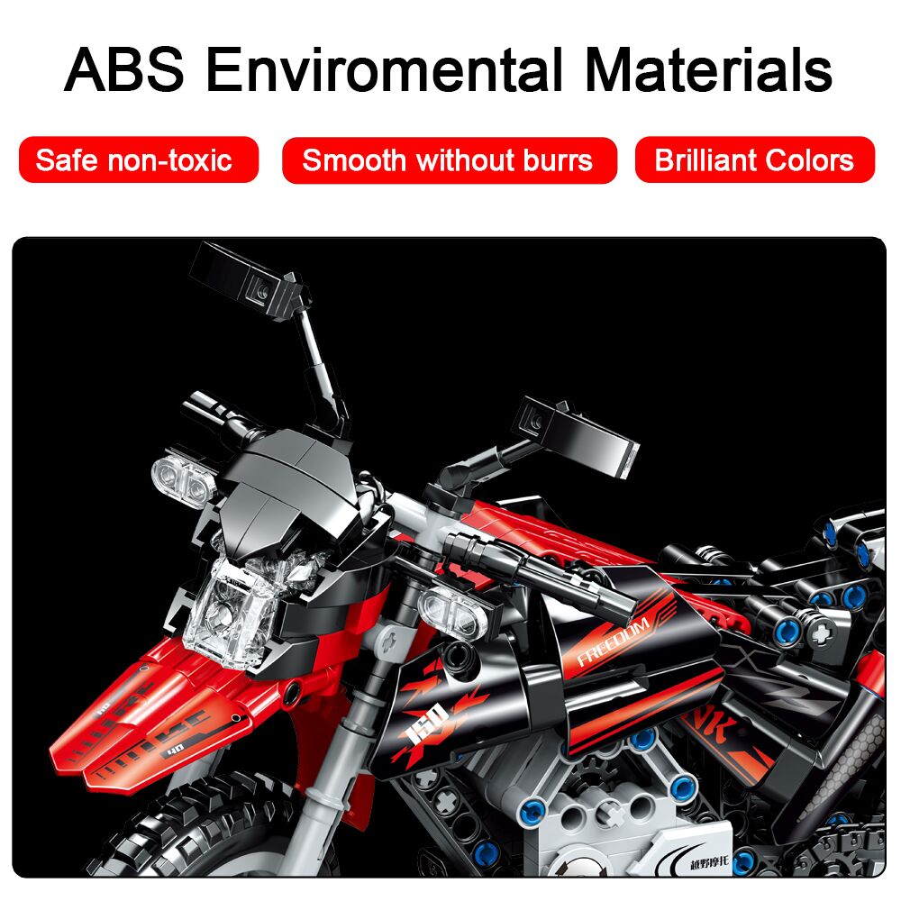 Boutique Planete Jouets France - Motocross pour enfants compatible avec briques LEGO Technic 3 Motocross pour enfants compatible avec briques LEGO Technic – Image 3
