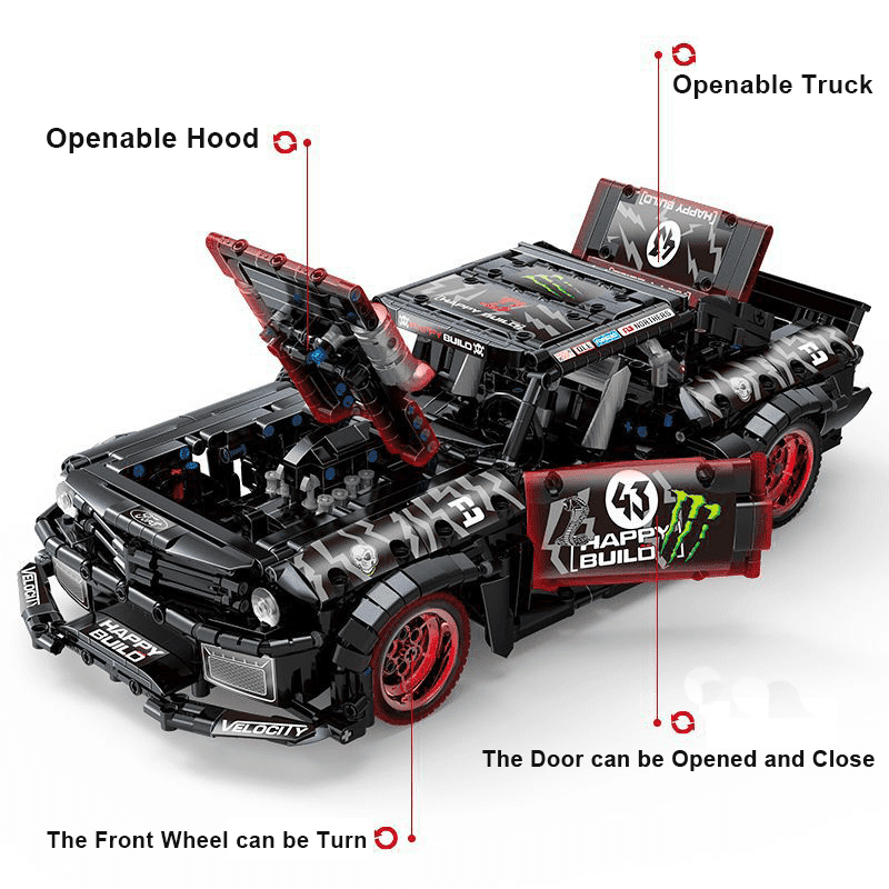Boutique Planete Jouets France - Mustang Velocity – LEGO Technic 5 Mustang Velocity – LEGO Technic – Image 5
