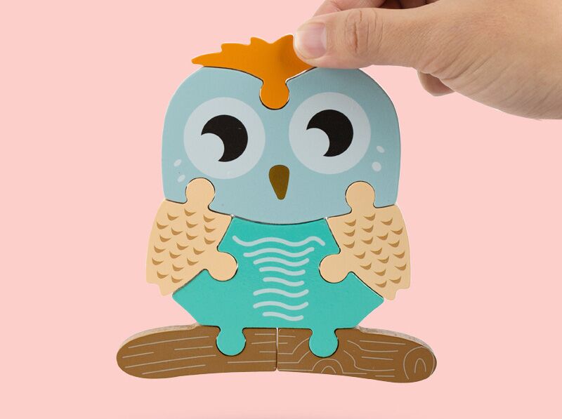 Boutique Planete Jouets France - Jouets éducatifs Puzzle 3D en bois de haute qualité pour bébé 3 Jouets éducatifs Puzzle 3D en bois de haute qualité pour bébé – Image 3