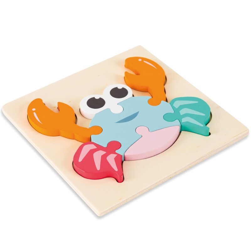 Boutique Planete Jouets France - Jouets éducatifs Puzzle 3D en bois de haute qualité pour bébé 5 Jouets éducatifs Puzzle 3D en bois de haute qualité pour bébé – Image 5