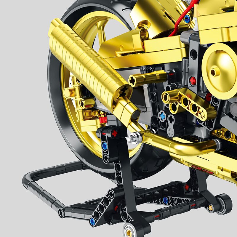 Boutique Planete Jouets France - Lego moto Golden Yamaha R6 4 Lego moto Golden Yamaha R6 – Image 4