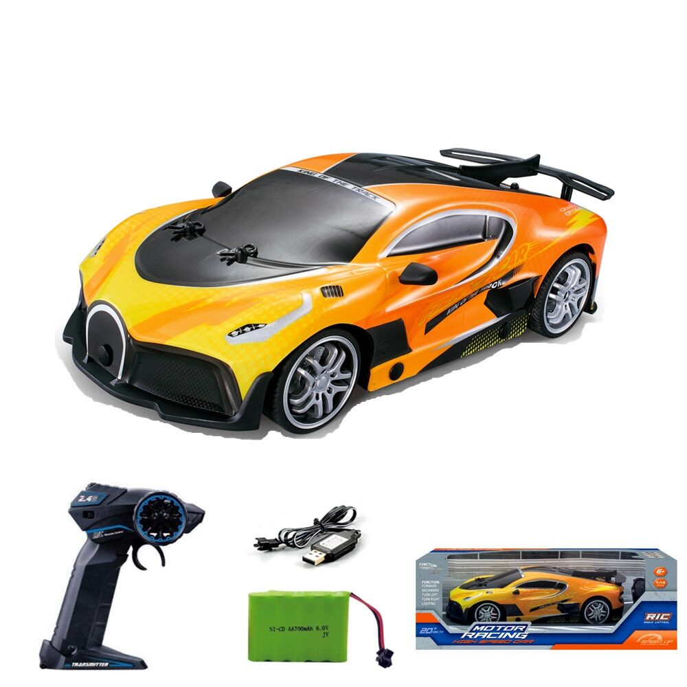 Boutique Planete Jouets France - Voiture télécommandée Maserati 1/14 Jaune 1 Voiture télécommandée Maserati 1/14 Jaune