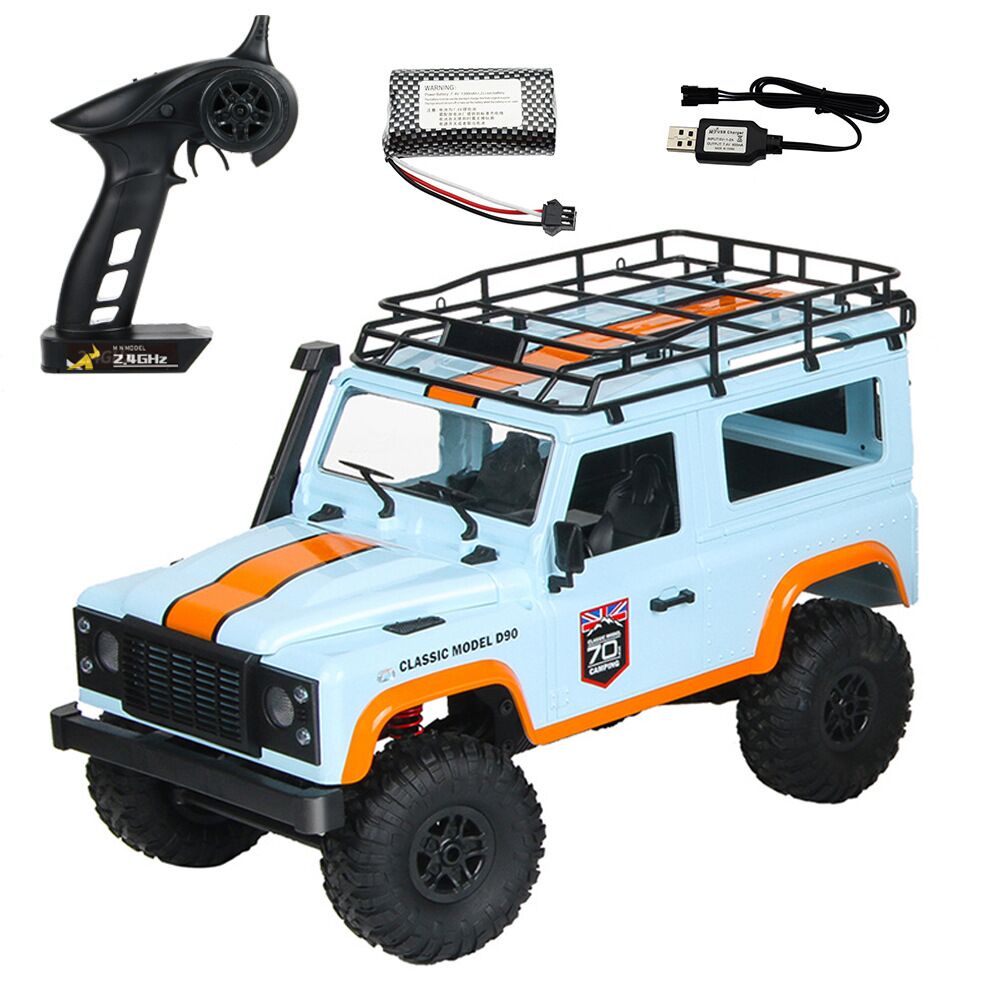 Boutique Planete Jouets France - Voiture Télécommandée Land Rover Bleu 1/12 1 Voiture Télécommandée Land Rover Bleu 1/12