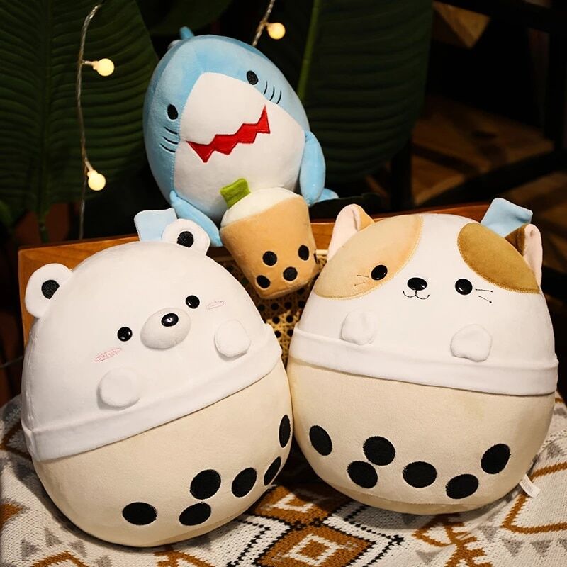 Boutique Planete Jouets France - Bubble Tea - Peluche oreiller requin 2 Bubble Tea - Peluche oreiller requin – Image 2