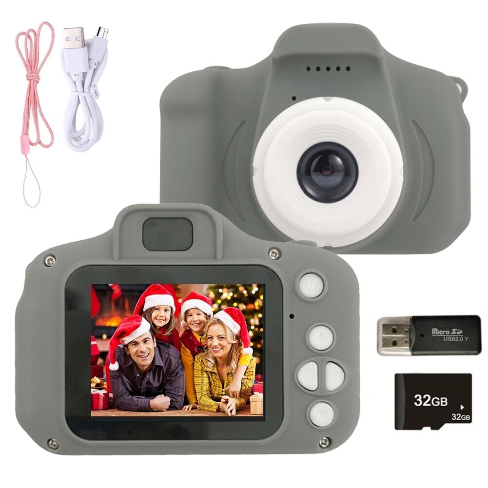 Boutique Planete Jouets France - Mini Appareil-Photo - Gris HD 1080p 1 Mini Appareil-Photo - Gris HD 1080p