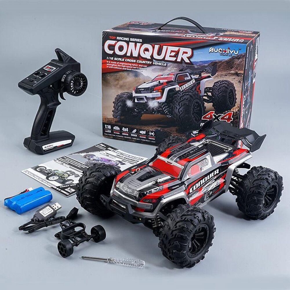 Boutique Planete Jouets France - Voiture Télécommandée Off road 50km/h Rouge 1/16 5 Voiture Télécommandée Off road 50km/h Rouge 1/16 – Image 5
