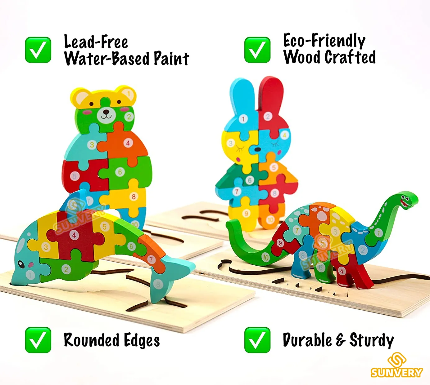 Boutique Planete Jouets France - Jouets éducatifs - Puzzle Montessori 2-5 ans 5 Jouets éducatifs - Puzzle Montessori 2-5 ans – Image 5
