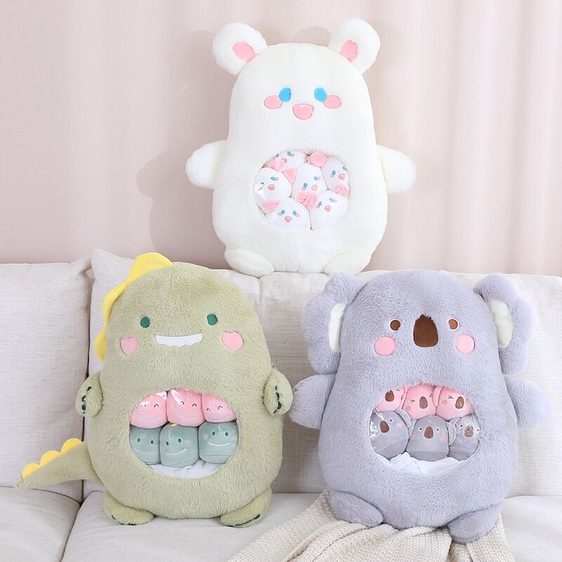 Boutique Planete Jouets France - Squishmallows – Peluche Oreiller avec des petites pièces peluches 1 Squishmallows – Peluche Oreiller avec des petites pièces peluches
