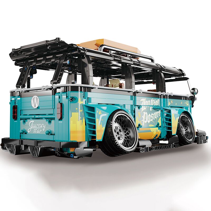 Boutique Planete Jouets France - Véhicule de course Bus City Compatible avec briques lego technic 3 Véhicule de course Bus City Compatible avec briques lego technic – Image 3