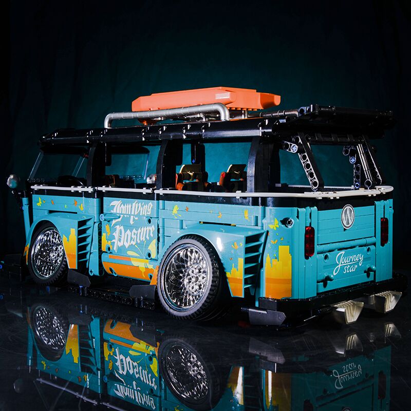 Boutique Planete Jouets France - Véhicule de course Bus City Compatible avec briques lego technic 6 Véhicule de course Bus City Compatible avec briques lego technic – Image 6