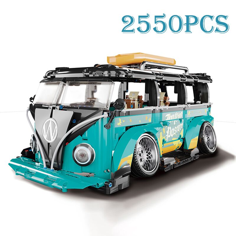 Boutique Planete Jouets France - Véhicule de course Bus City Compatible avec briques lego technic 1 Véhicule de course Bus City Compatible avec briques lego technic