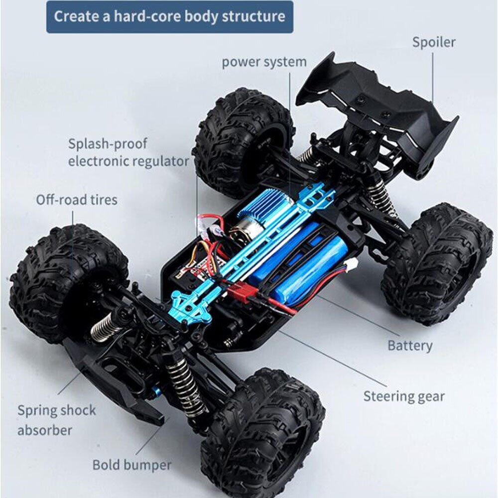 Boutique Planete Jouets France - Voiture télécommandée 1/16 4WD tout-terrain 4 Voiture télécommandée 1/16 4WD tout-terrain – Image 4