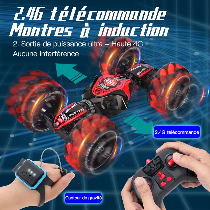 Boutique Planete Jouets France - Voiture télécommandée 4WD tout-terrain 5 Voiture télécommandée 4WD tout-terrain – Image 5