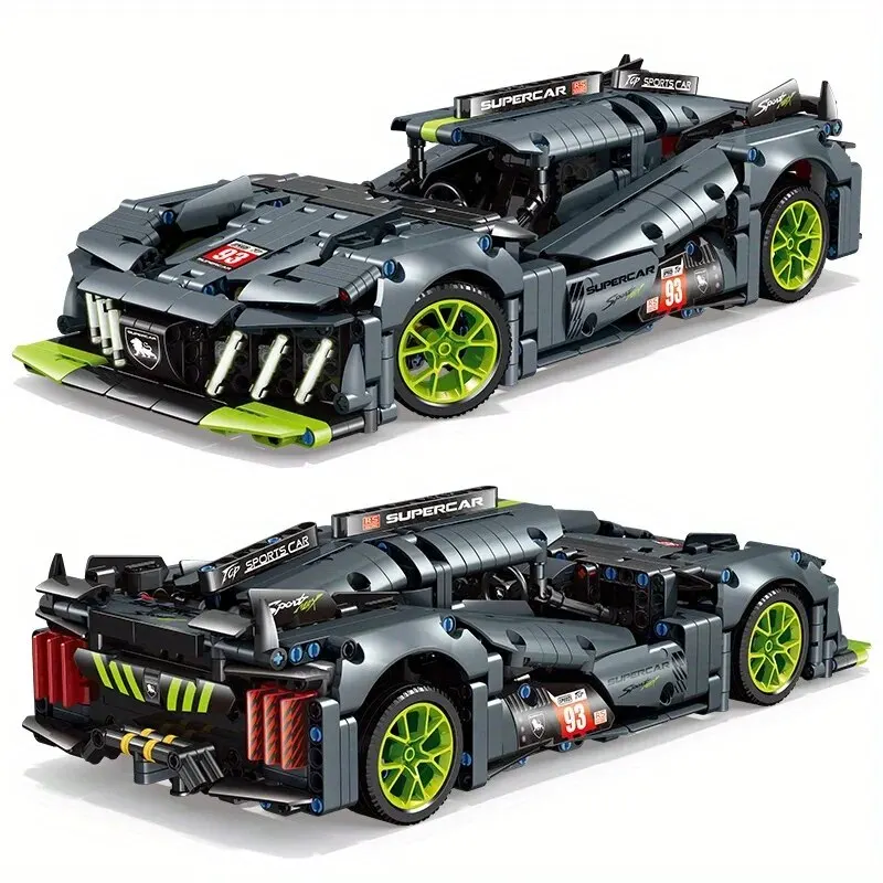 Boutique Planete Jouets France - Super Speed Voiture compatible avec briques LEGO Technic 1280Pcs 1 PlaneteJouets.com Super Speed Voiture compatible avec briques LEGO Technic 1280Pcs