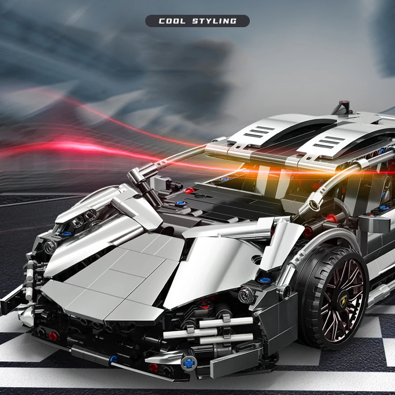 Boutique Planete Jouets France - Lego Technic Lamborghini 1280Pcs 3 Lego Technic Lamborghini 1280Pcs – Image 3
