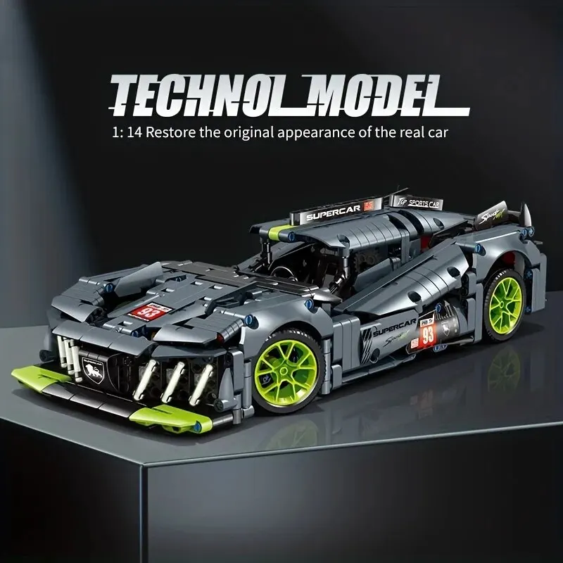 Boutique Planete Jouets France - Super Speed Voiture compatible avec briques LEGO Technic 1280Pcs 6 Super Speed Voiture compatible avec briques LEGO Technic 1280Pcs – Image 6