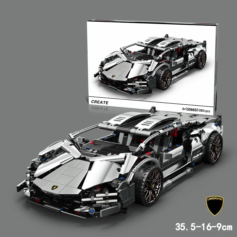 Boutique Planete Jouets France - Lego Technic Lamborghini 1280Pcs 2 Lego Technic Lamborghini 1280Pcs – Image 2