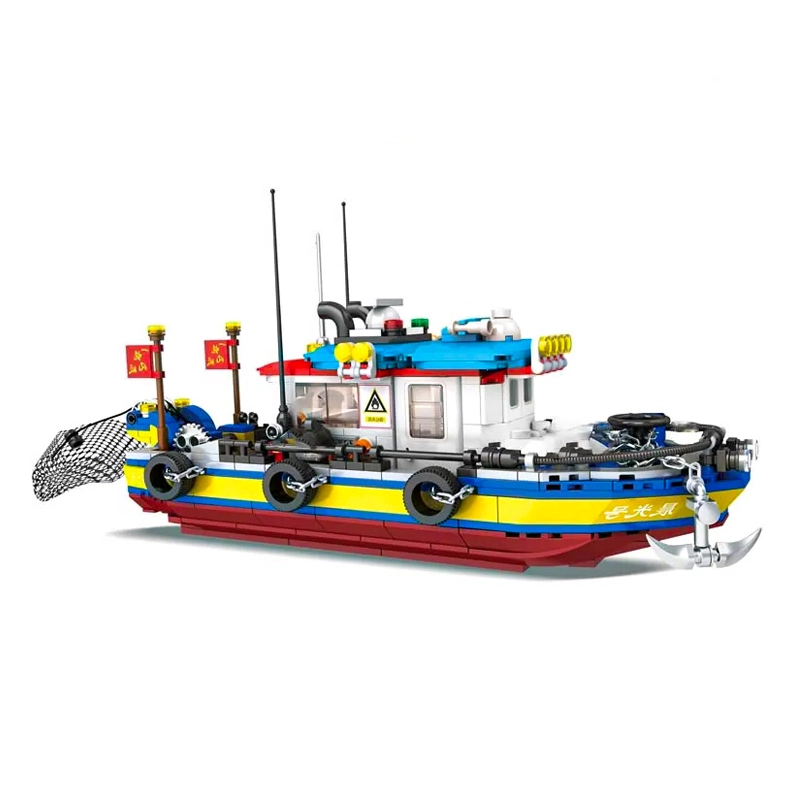 Boutique Planete Jouets France - Briques de Construction Bateau de Pêche 1 Briques de Construction Bateau de Pêche