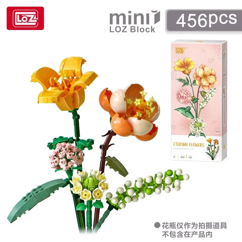Boutique Planete Jouets France - Bouquet de fleurs lego mini blocs 3 Bouquet de fleurs lego mini blocs – Image 3
