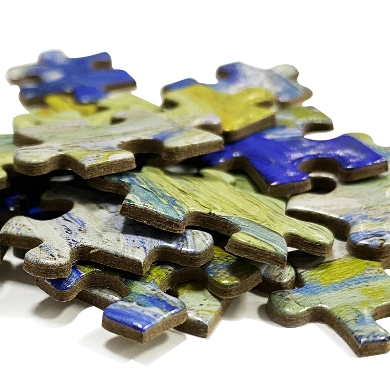 Boutique Planete Jouets France - Puzzle 1000 pièces La Nuit Étoilée de Van Gogh 4 Puzzle 1000 pièces La Nuit Étoilée de Van Gogh – Image 4