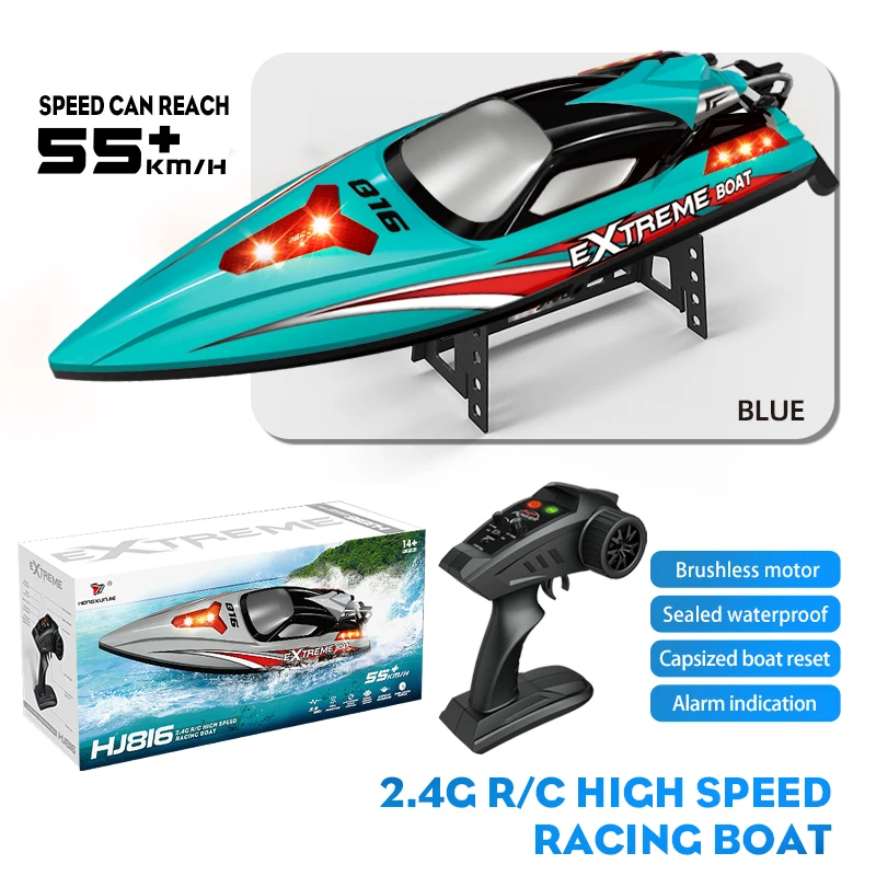 Boutique Planete Jouets France - Bateau Télécommandé de course 55km/h 1 Bateau Télécommandé de course 55km/h