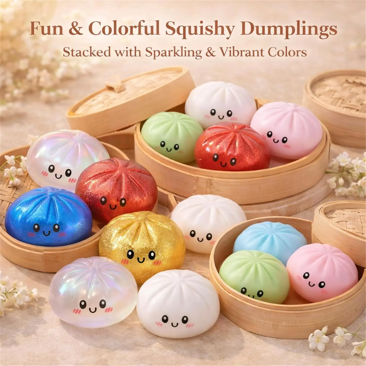 Boutique Planete Jouets France - Dumpling Squishy Vert Matcha 2 Dumpling Squishy Vert Matcha – Image 2