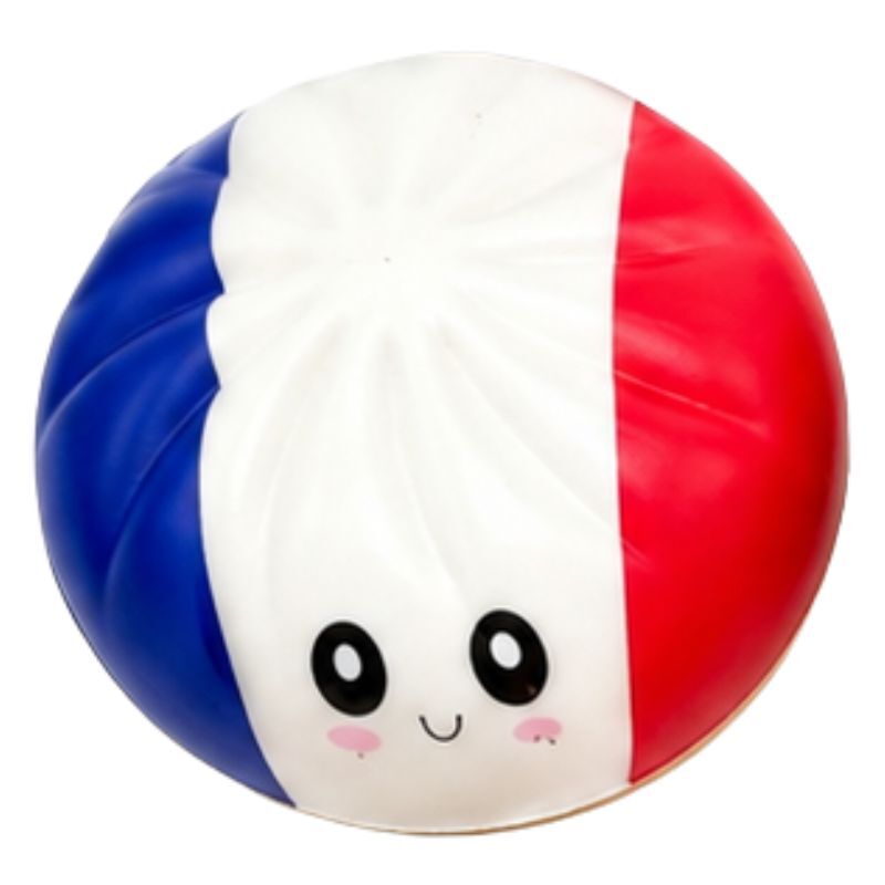 Boutique Planete Jouets France - Squishy Dumpling Drapeaux du Monde – 12 Pays au Choix 4 Squishy dumpling drapeau de la France - Planete Jouets France